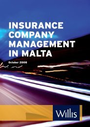 INSURANCE COMPANY MANAGEMENT IN MALTA - Willis