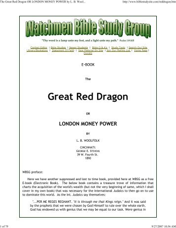 The Great Red Dragon OR LONDON MONEY POWER .pdf - JokeBook