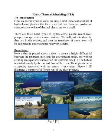 Hydro-Thermal Scheduling