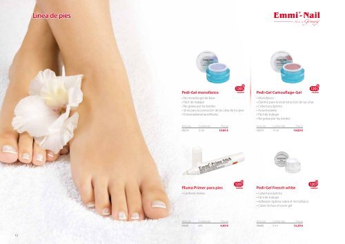 Emmi-Nail Catálogo de productos Spanien