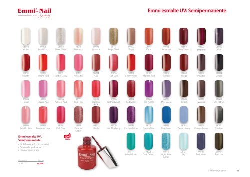 Emmi-Nail Catálogo de productos Spanien