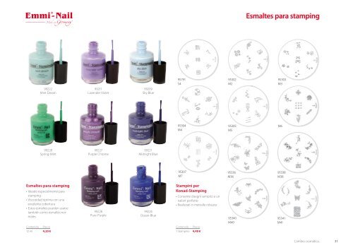 Emmi-Nail Catálogo de productos Spanien