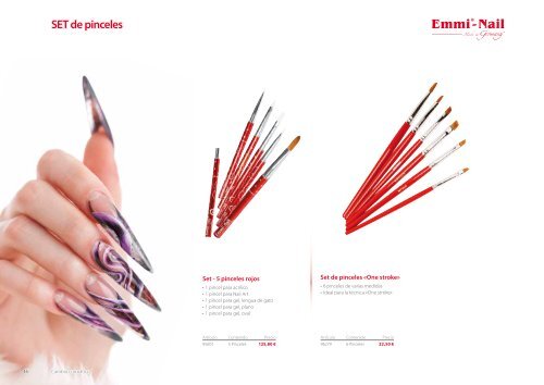 Emmi-Nail Catálogo de productos Spanien