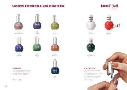 Emmi-Nail Catálogo de productos Spanien