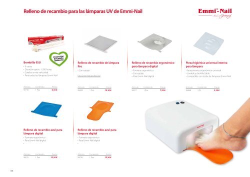 Emmi-Nail Catálogo de productos Spanien