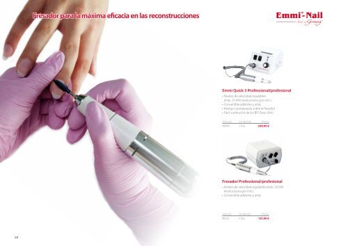 Emmi-Nail Catálogo de productos Spanien