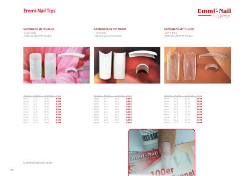 Emmi-Nail Katalog Italien 2015