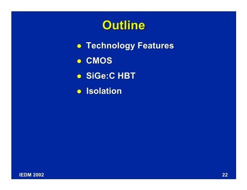 A 90 nm Communication Technology Featuring SiGe HBT ...