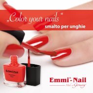 Smalto per unghie Booklet italienisch – „Color your nails“