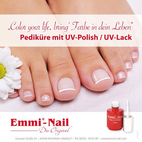 UV-Polish/UV-Lack Booklet – „Color your life, bring‘ Farbe in dein Leben“