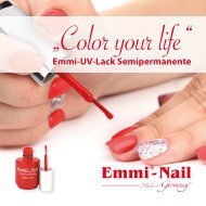 UV-Lack Semipermanente Booklet italienisch – „Color your life“