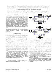 Multilevel LINC System Design for Power Efficiency Enhancement