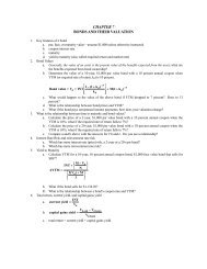 CHAPTER 7 BONDS AND THEIR VALUATION