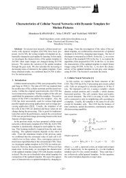 Characteristics of Cellular Neural Networks with Dynamic Template ...