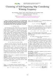 Clustering of Self-Organizing Map Considering Winning Frequency