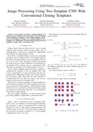 Image Processing Using Two-Template CNN With Conventional ...