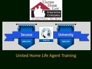 United Home Life Agent Training