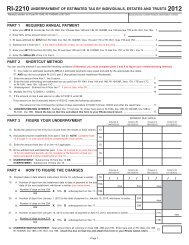 Form RI-2210 - Rhode Island Division of Taxation