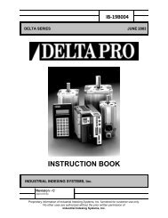 DeltaPro Series - Industrial Indexing Systems