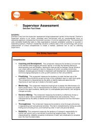 Supervisor Assessment - Frog Recruitment