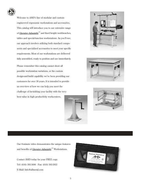 modular and custom-engineered ergonomic workstations