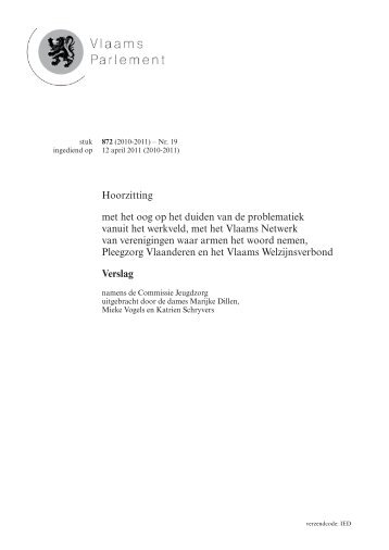 Tekst - Vlaams Parlement