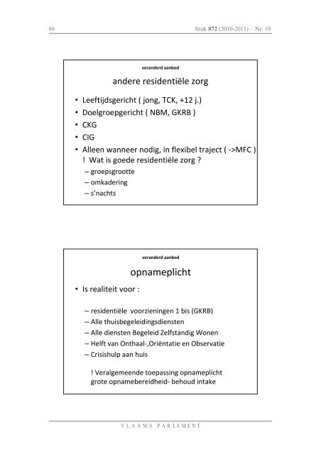 Tekst - Vlaams Parlement