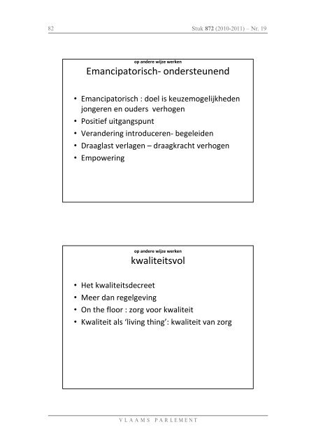 Tekst - Vlaams Parlement