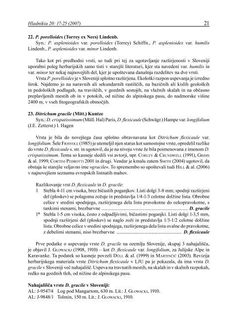 PDF formatu - BotaniÄno druÅ¡tvo Slovenije