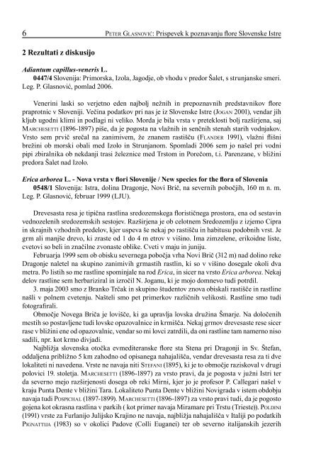 PDF formatu - BotaniÄno druÅ¡tvo Slovenije
