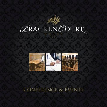 Conference Brochure - Bracken Court Hotel