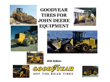 Goodyear Tires for John Deere Equipment