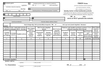 FR0251 forma - VMI