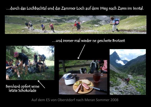 Auf dem E5 von Oberstdorf nach Meran Juli 2008 - Alpinschule ...