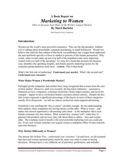 marketing report introduction example