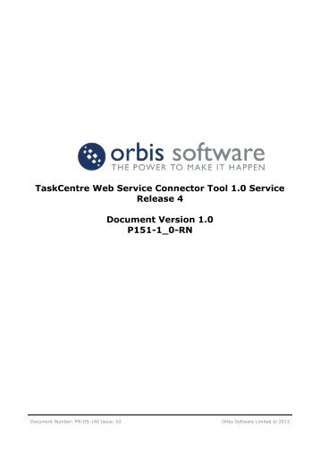 Issues Resolved - Orbis Software Ltd