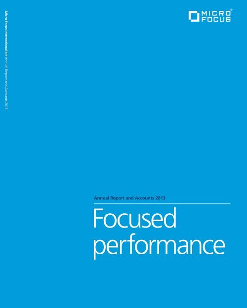 Download PDF - Investor Relations - Micro Focus