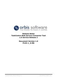 Issues Resolved - Orbis Software Ltd