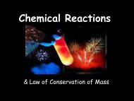 Chemical Reactions