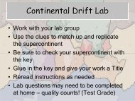 Continental Drift Lab