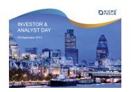 INVESTOR & ANALYST DAY - Investor Relations - Micro Focus