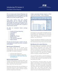 F9 Excel Based Financial Reporting for Sage ERP - DSD Business ...