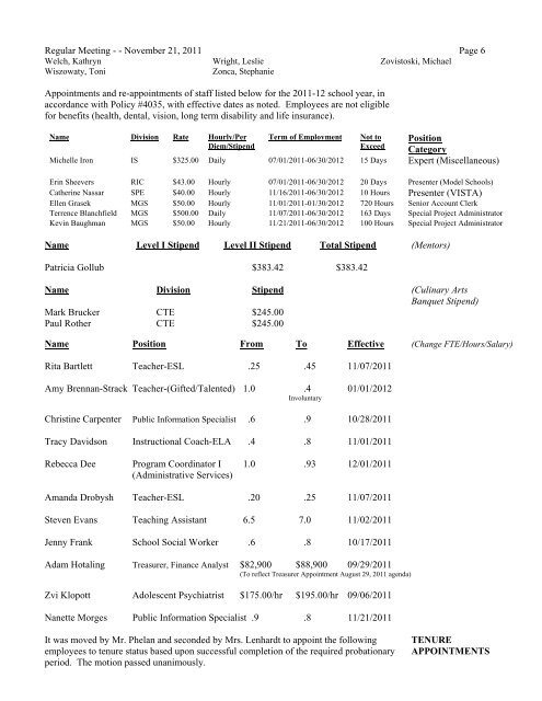 Minutes - Capital Region BOCES