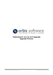 Upgrade Process - Orbis Software Ltd