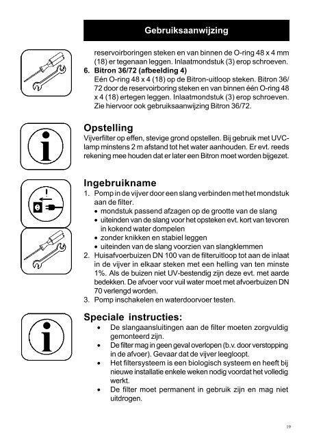 Gebrauchsanweisung Directions for use Mode d'emploi - Oase