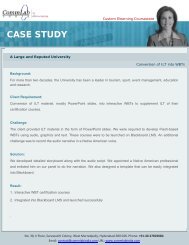 CASE STUDY - CommLab India