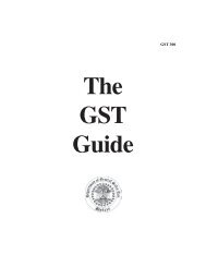 the gst guide.pmd - The Belize Department of General Sales Tax