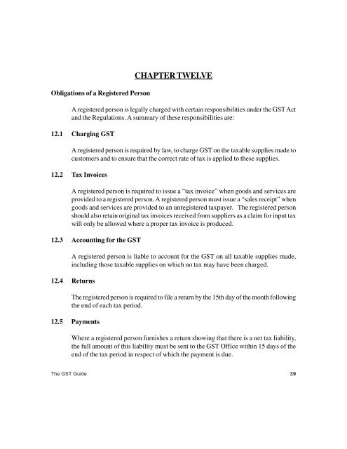 the gst guide.pmd - The Belize Department of General Sales Tax