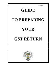 Guide to Preparing your GST Return