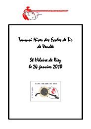 Palmares Individuel et Equipes Tournoi Hiver des ... - Montfortaise TIR